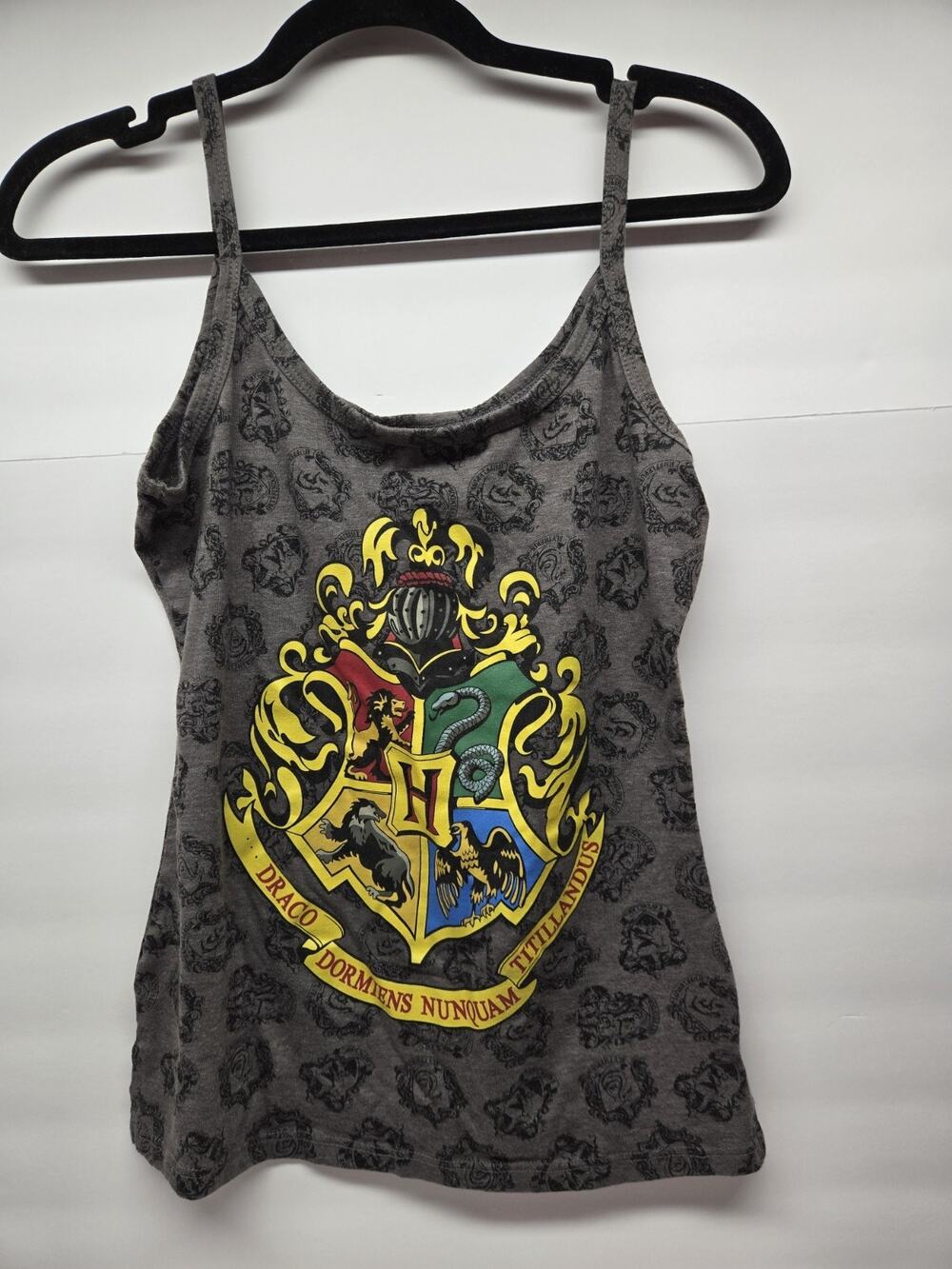 The Wizarding World Of Harry Potter Tank Top Universal Studios Gray Womens Small